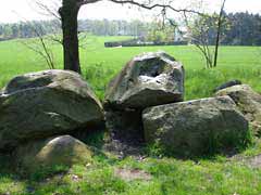 Gro�steingrab bei Stenum, Blick von S�dosten